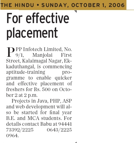 Aptitude screening for software professionals and engineers