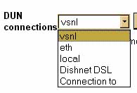 modem connections